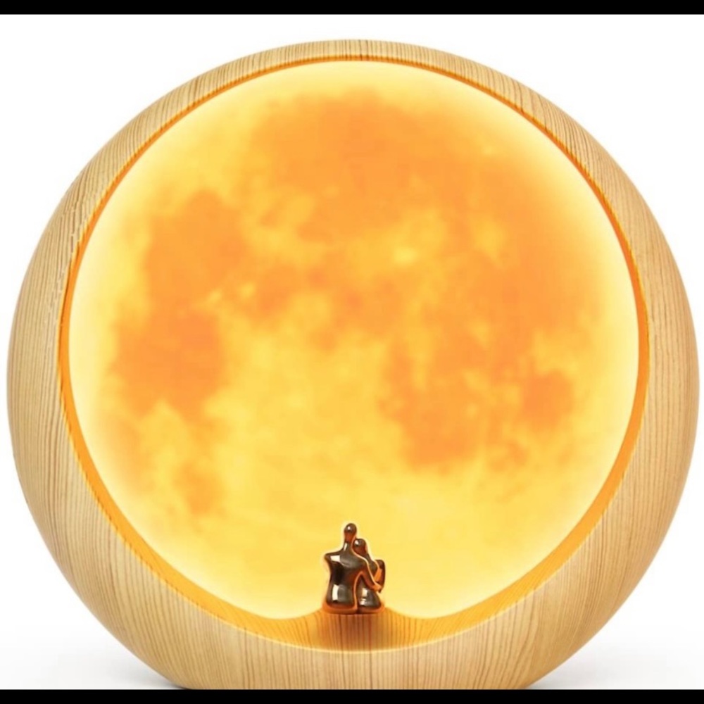 NIB Moon Couple Ambient Touch Light
